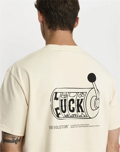 Revolution - Printed T-Shirt - Offwhite